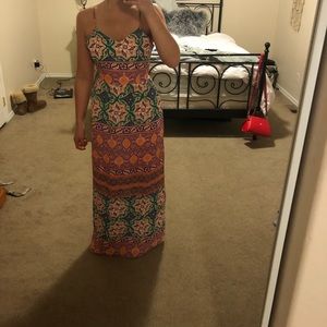 Maxi dress colorful